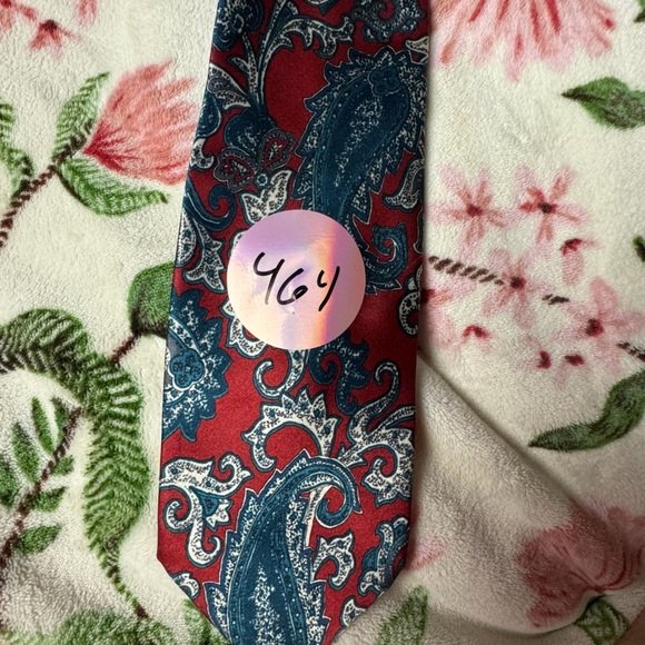 John W. Nordstrom Other - John W. Nordstrom Red and Blue Paisley Tie